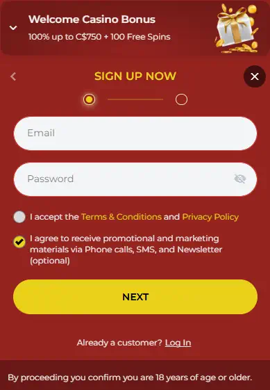 777Vault Sign Up